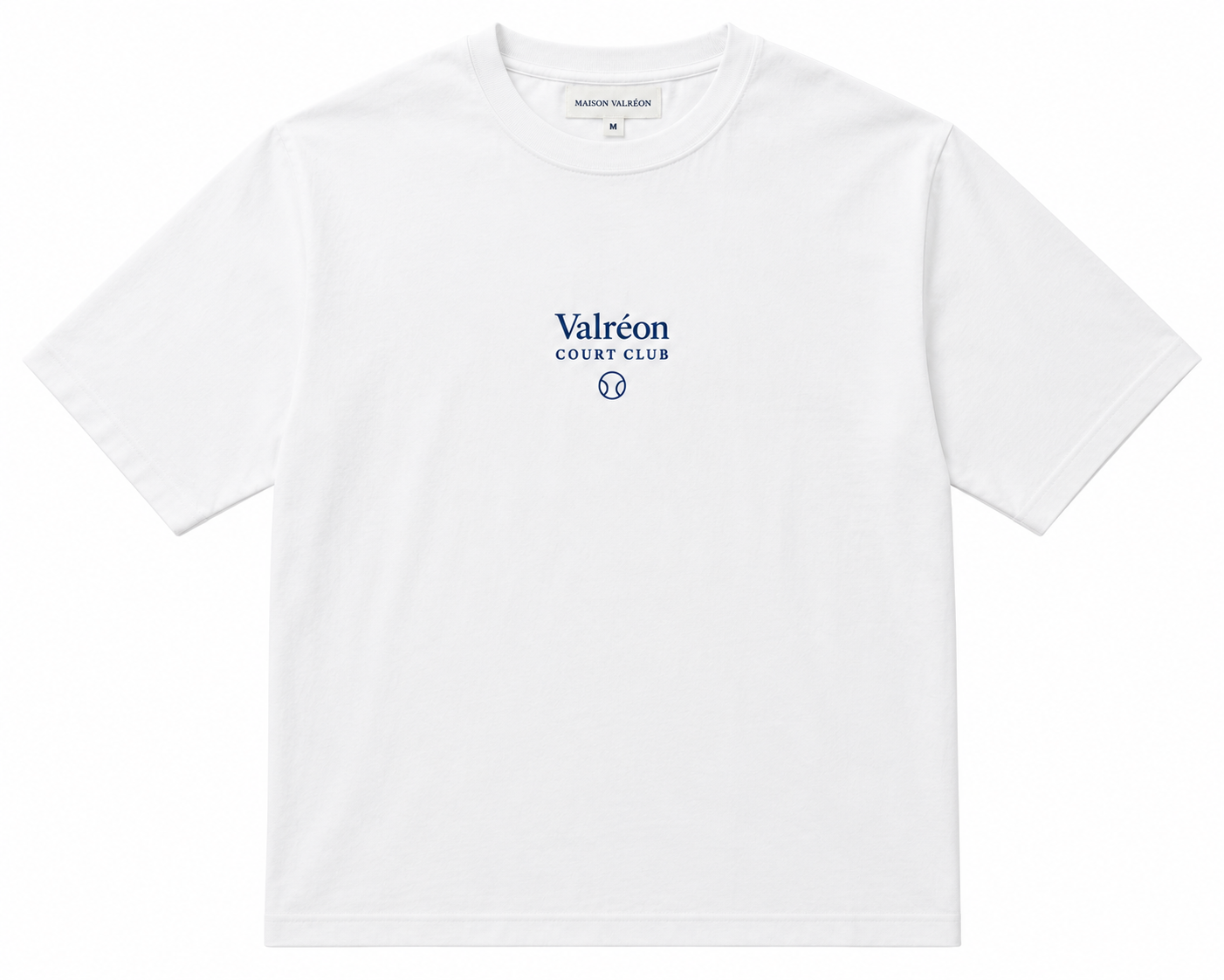 Valréon Court Club Tee — front view